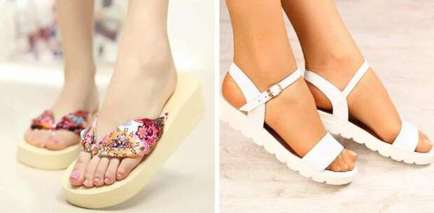 Пляжная обувь: тенденции 2020