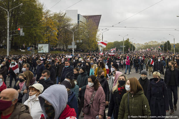 Беларусь, протесты 25 октября.