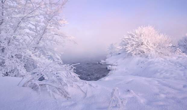 Орловское озеро, город Курган Средняя температура: −12°C −15°C зима, красота России
