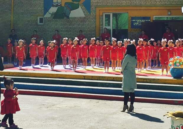 Зарядка в детском саду Instagram, монголия, улан-батор