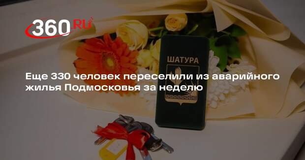 Еще 330 человек переселили из аварийного жилья Подмосковья за неделю