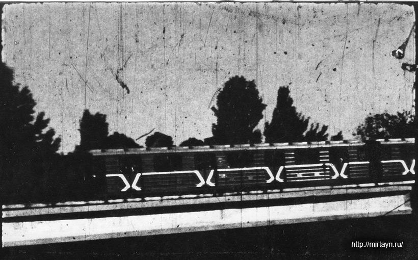 НЛО на кадрах киносъёмки метрополитена в Ташкенте в 1991 году