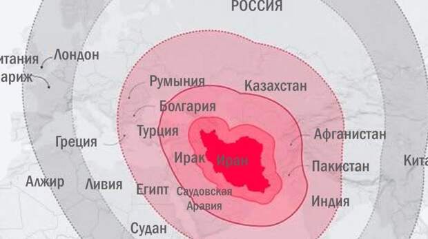 Какова дальность полета баллистических ракет Ирана и до кого они могут достать