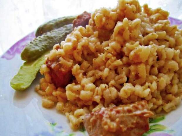 Как вкусно приготовить перловую кашу с мясом