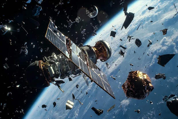 Синдром Кесслера убьёт орбитальные группировки спутников