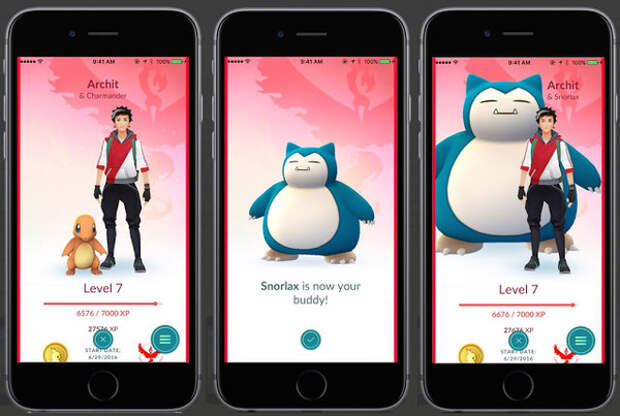 Обновленная Pokemon GO на iPhone