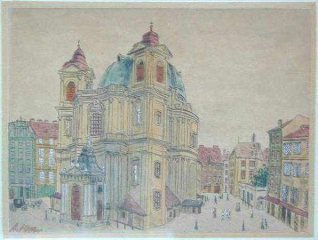 Картины Адольфа Гитлера (26 фото)