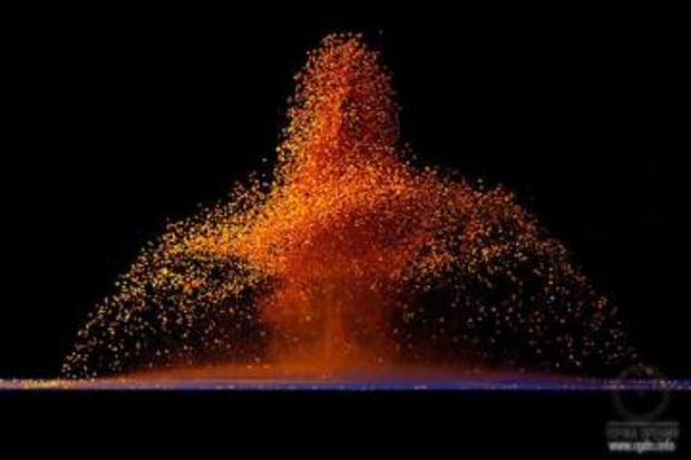 Танцующие волны Фабиана Эфнера Известный художник-экспериментатор фотографирует звуки