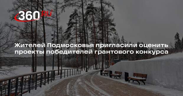 Жителей Подмосковья пригласили оценить проекты победителей грантового конкурса