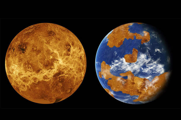 Nature: в далеком прошлом на Венере существовали океаны, сравнимые с земными