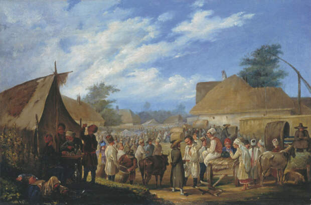 В.И. Штернберг, Ярмарка на Украине В.И. Штернберг, Ярмарка на Украине