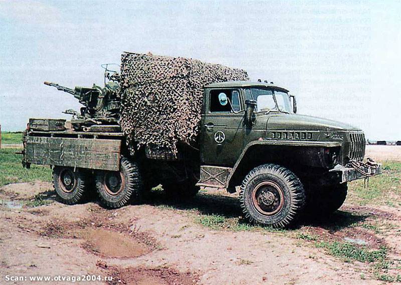 «Урал-4320»: пушки и броня