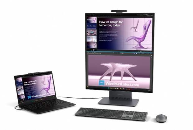 Моноблок с почти квадратным экраном. Lenovo ThinkCentre X AIO Aura Edition получит дисплей с соотношением сторон 16:18