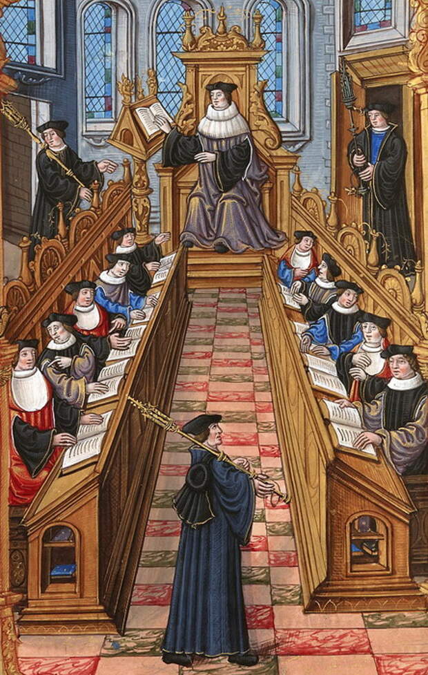 В 1492 году Эразм поступил в Парижский университет