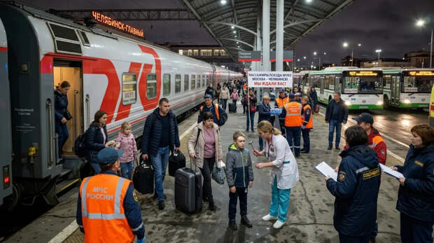 Пассажирам сошедшего с рельсов поезда № 302 предоставили бесплатный проезд