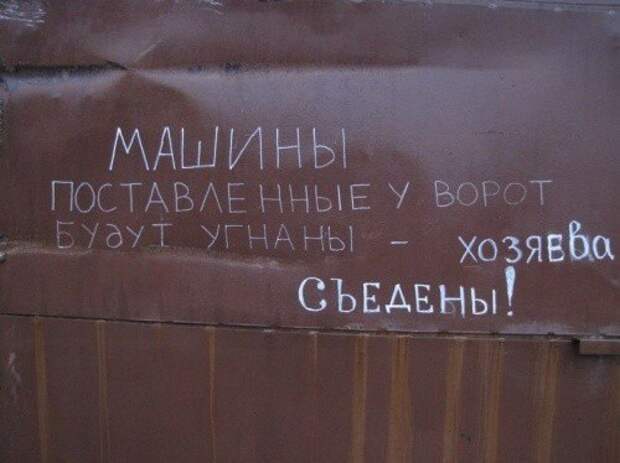 Забавные объявления, надписи и иной человечий креатив
