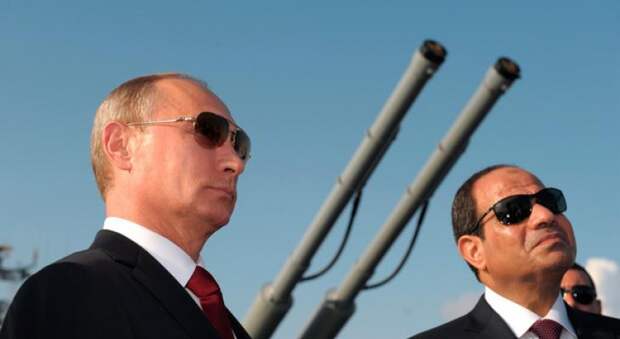 Владимир Путин и Абдель Фаттах ас-Сиси Лидеры России и Египта - Путин и ас-Сиси