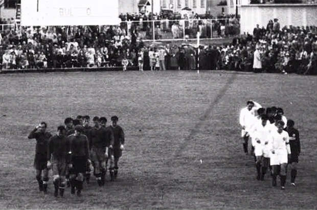 Матч Болгария - СССР на Олимпиаде 1952 года.