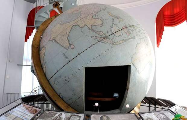 Большой Академический глобус в точности повторил Готторпского предшественника