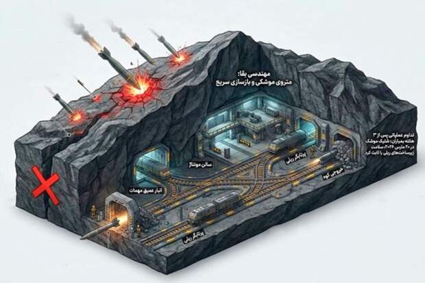 Иран построил до 27 подземных ракетных городов