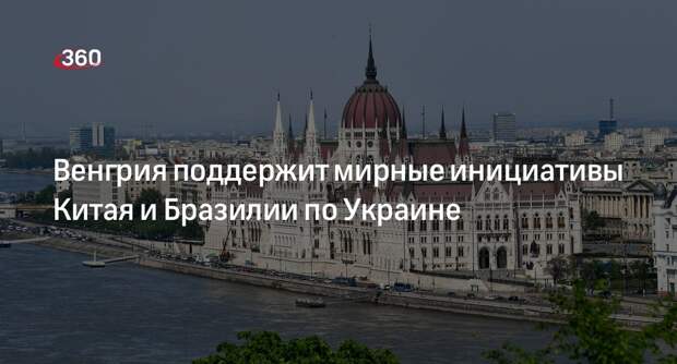 Сийярто: Венгрия одобрила инициативу Китая и Бразилии по Украине