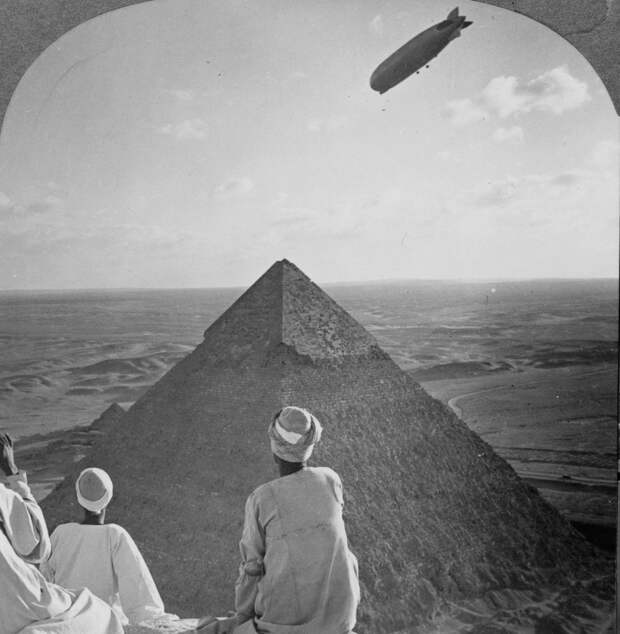 Ретро фотографии туристов на пирамидах Гизы  20