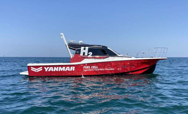 Yanmar провел испытания первого катера с водородным двигателем