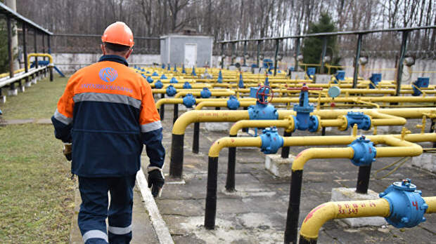 Газодобывающее предприятие на Украине