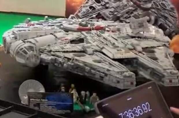 Watch: Canadian man breaks record for building 'Star Wars' Lego set