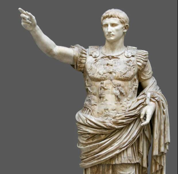 Статуя императора Августа из Прима Порта, 1 век нашей эры. \ Фото: google.com.