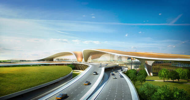 В Китае строят самый большой в мире аэропорт, и вот как он будет выглядеть аэропорт, в мире, все для людей, китай, пекин, стройка