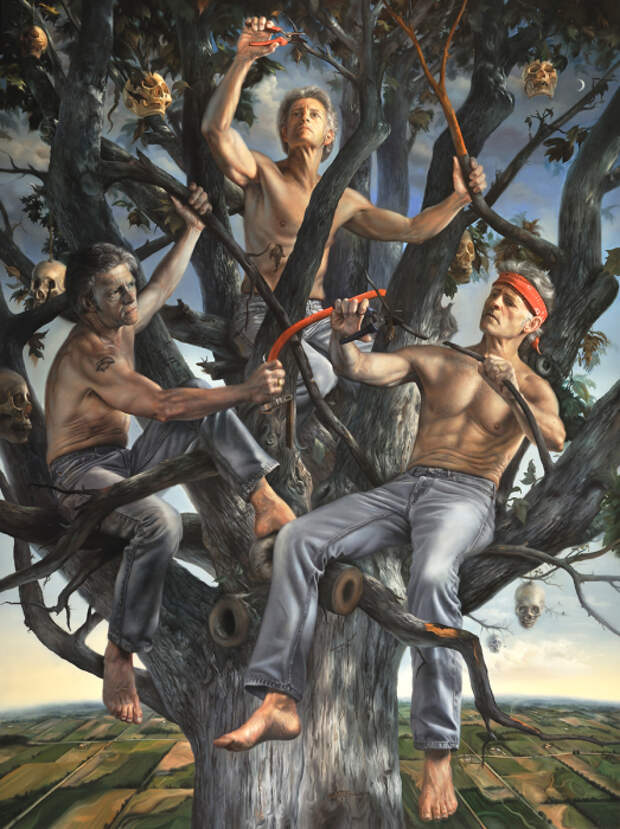 Фамильное древо. Медовая голова. Автор David Michael Bowers.