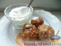 Фото к рецепту: Мясные тефтели с рисом "Ностальгия"