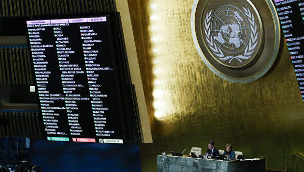 Результаты голосования в Генеральной Ассамблее ООН по вопросу Иерусалима. 21 декабря 2017 год