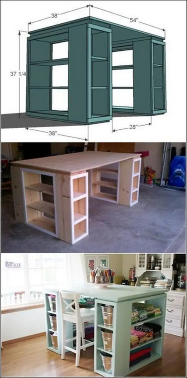 Швейный стол своими руками: подборка идей