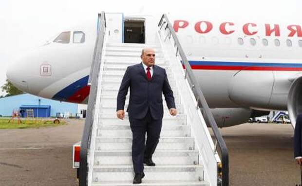 На фото: рабочая поездка премьер-министра РФ Мишустина на Дальний Восток