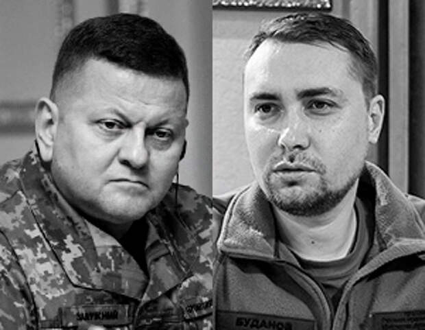 Главком ВСУ Валерий Залужный (слева) и глава ГУР ВСУ Кирилл Буданов