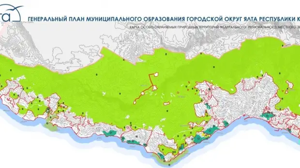 Карта оопт республики крым