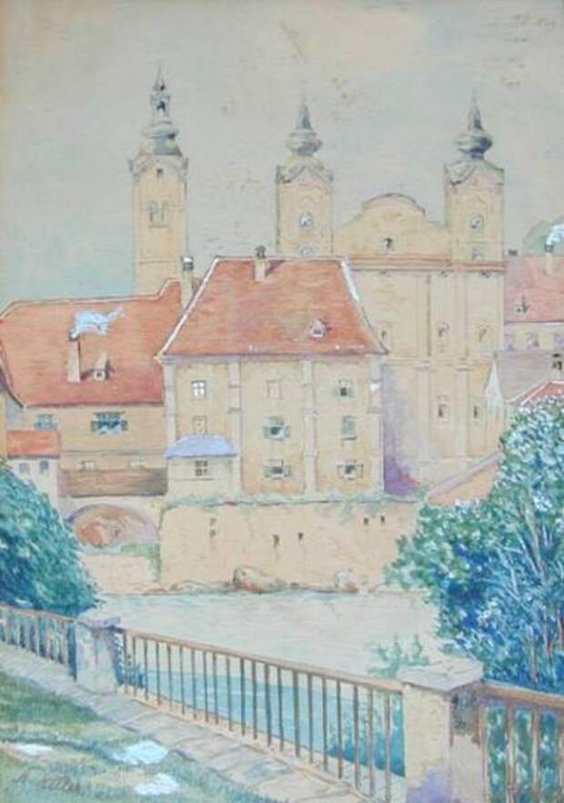 Картины Адольфа Гитлера (26 фото)