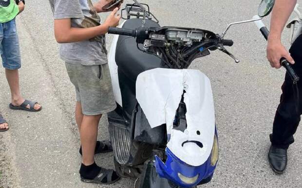 В Льгове под Рязанью поймали ребенка на скутере