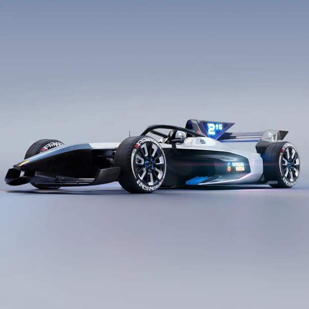 Представлен футуристичный электроболид FG для гонок поддержки «Формулы E»