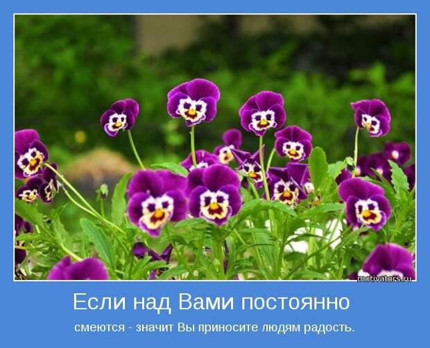 Если над Вами постоянно смеются - значит Вы приносите людям радость