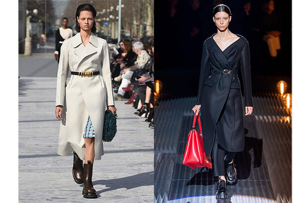Bottega Venetta и Prada осень-зима 2019/20