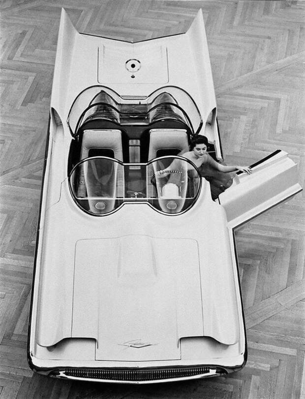 Концепт-кар Lincoln Futura 1955 года история, ретро, фото