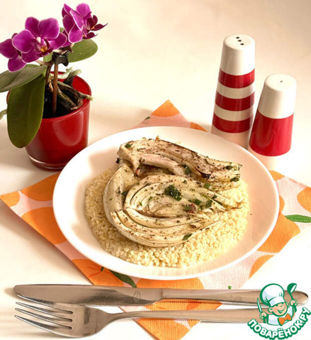 Запечённый фенхель