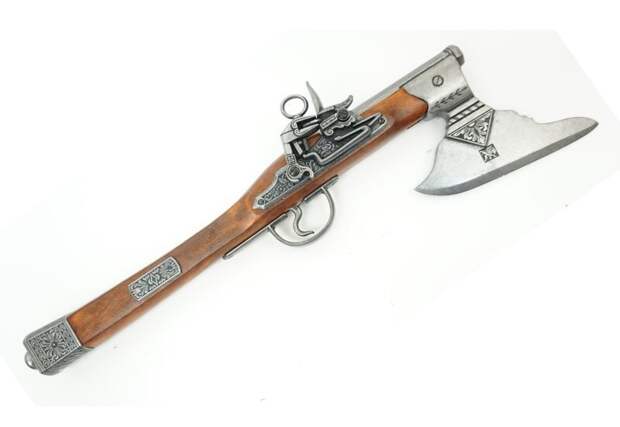 Комбинированное оружие - топор-пистолет, 17 век антиквариат, интересное, история, опасное, оружие, старина, страшное, факты