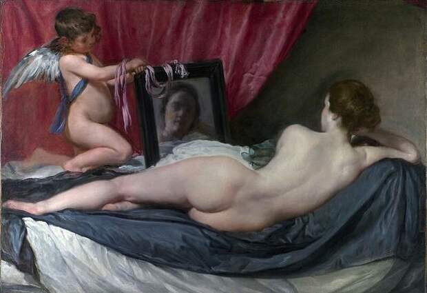 Венера с зеркалом. Веласкес. National Gallery, London.