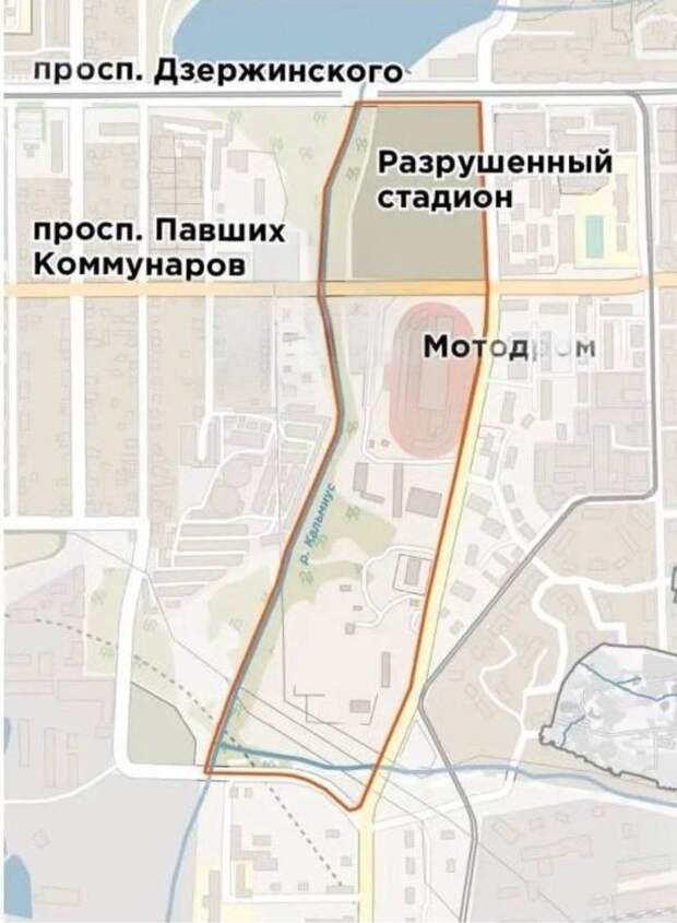 В центре Донецка может появиться новый линейный парк