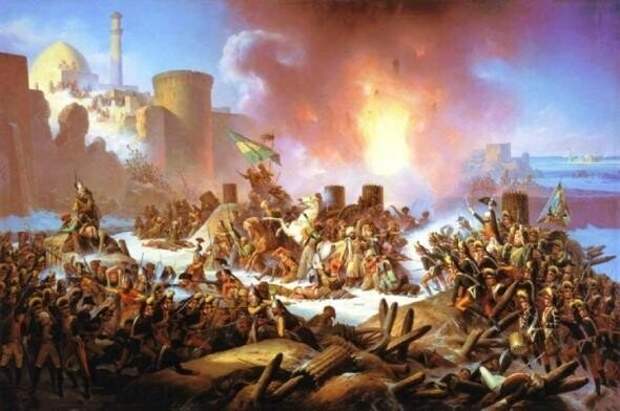 Я.Суходольский. Штурм Очакова 06.12.1788г.