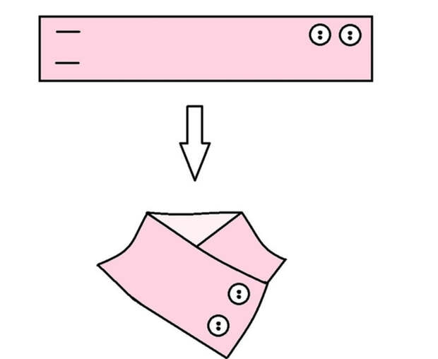 Как сшить оригинальный съёмный воротник-стойку: мастер-класс... Необычный и стильный аксессуар!